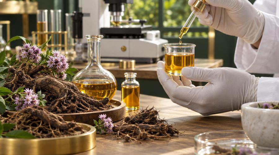 Control de calidad del Aceite de Jatamansi